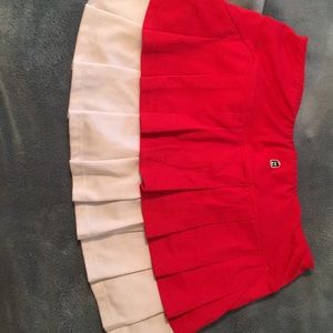 2 skirts with shorts underneath!!